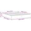 vidaXL Aufbewahrungsbett mit Matratze Rosa 180 x 200 cm Samt