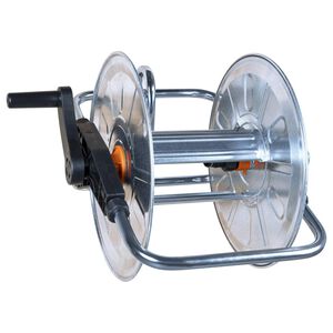 vidaXL Schlauchtrommel Wandmontage f&uuml;r 50m 1/2" oder 35m 3/4" Schlauch