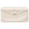 vidaXL Aufbewahrungsbox Stoff 50x30x25 cm Creme
