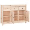 vidaXL Sideboard 100x35x74 cm Massivholz Kiefer