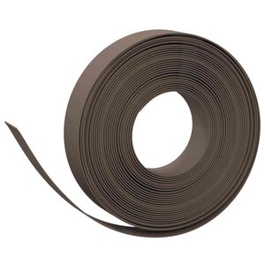vidaXL Gartenumrandung 25 m 10 cm PE Braun