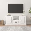 vidaXL TV-Schrank Hochglanz-Wei&szlig; 100x35,5x45 cm Holzwerkstoff