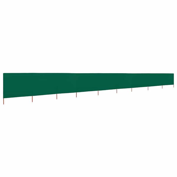 vidaXL 9-teiliges Windschutzgewebe 1200 x 160 cm Gr&uuml;n
