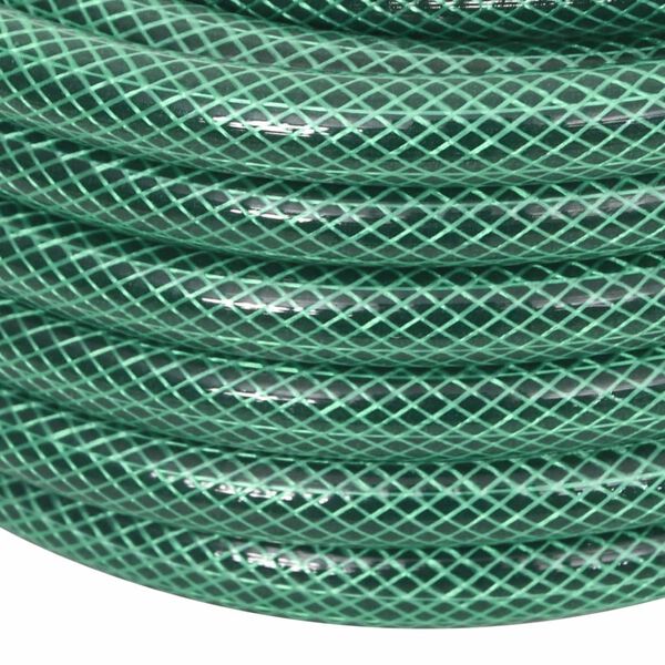 vidaXL Gartenschlauch mit Kupplung-Set Gr&uuml;n 0,5" 20 m PVC
