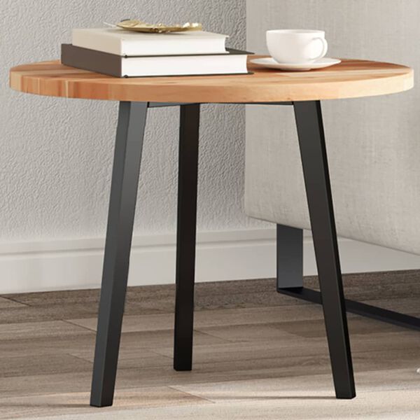 vidaXL Tischplatte Rund &Oslash;50x2 cm Massivholz Akazie