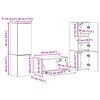 vidaXL TV-Schrankset 5 pcs Altholz Holzwerkstoff