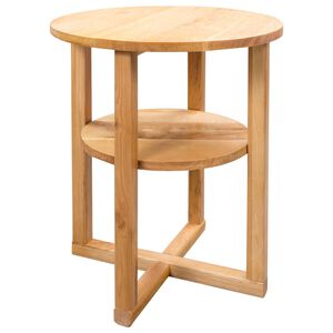 vidaXL Beistelltisch 40&times;50 cm Massivholz Eiche