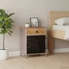 vidaXL Nachttisch 40x30x50 cm Raues Mangoholz