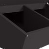vidaXL Schweinfutterspender Schwarz 82 x 51 x 91,5 cm