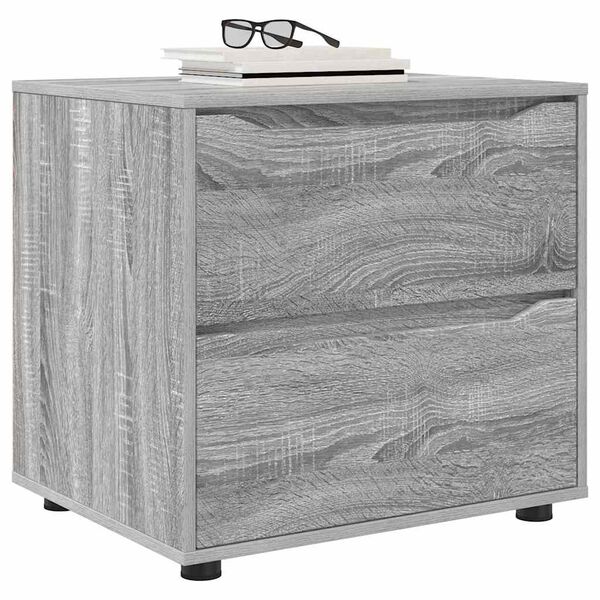 vidaXL Aufbewahrungsschrank Graues Sonoma 60 x 48 x 57 cm