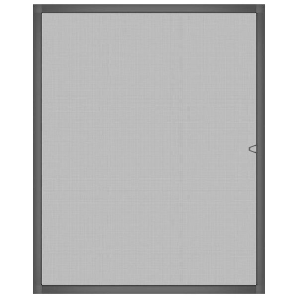 vidaXL Insektenschutz f&uuml;r Fenster Anthrazit 100x120 cm