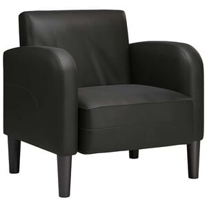 vidaXL Sessel mit Armlehnen Schwarz 54 cm Kunstleder