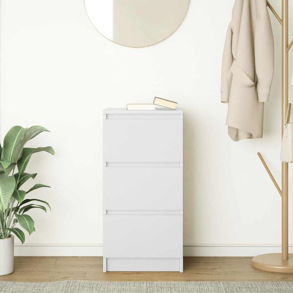 vidaXL Sideboard Wei&szlig; 37,5x35x76 cm Holzwerkstoff