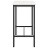 vidaXL Tisch Wei&szlig; 100 x 50 x 91 cm Ingenieure Holz und Stahl
