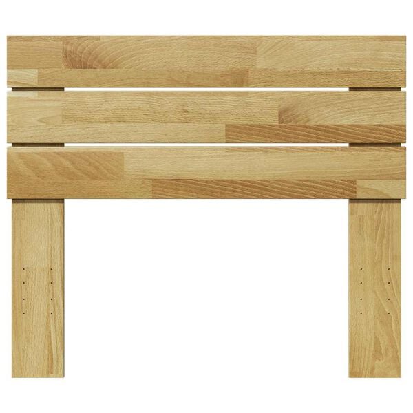 vidaXL Kopfteil 80 cm Massivholz Eiche