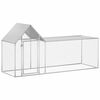 vidaXL H&uuml;hnerstall 3x1x1,5 m Verzinkter Stahl