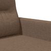 vidaXL 2-Sitzer-Sofa Braun 140 cm Stoff