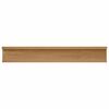 vidaXL Wandregal mit Regal 4 pcs Braun 60 x 9 x 3 cm Holzwerkstoff
