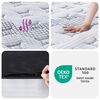 vidaXL Matratze Taschenfederkern Mittel 80x200 cm