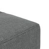 vidaXL Schlafsofa 2-Sitzer mit 2 Kissen Dunkelgrau Stoff