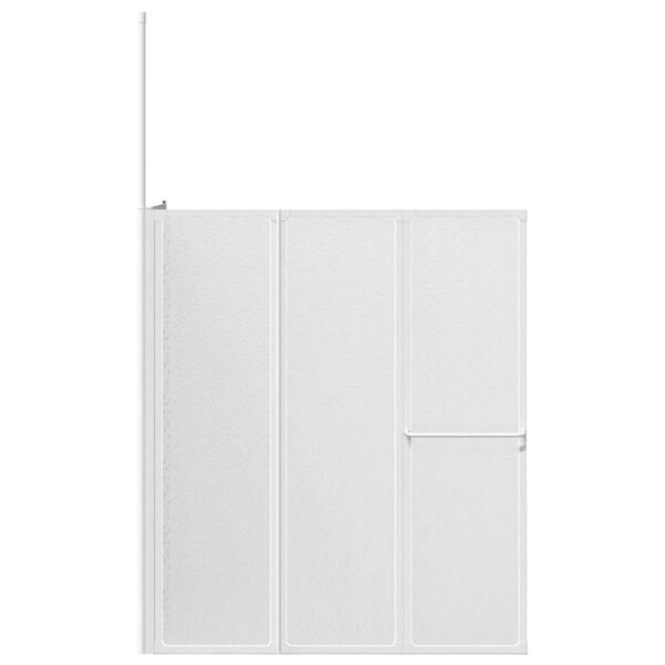 vidaXL Duschwand L-Form 70x120x137 cm 4-teilig Faltbar