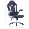 vidaXL Gaming-Stuhl Schwarz Kunstleder