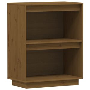 vidaXL Beistellschrank Honigbraun 60x34x75 cm Massivholz Kiefer