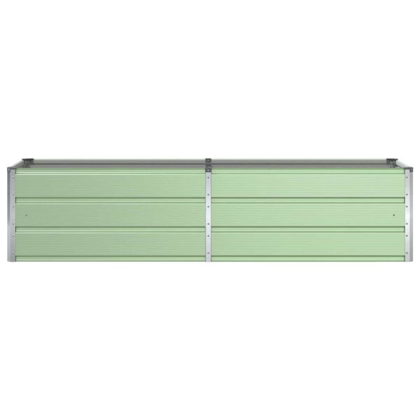 vidaXL Pflanzk&uuml;bel Pastellgr&uuml;n 480 x 50 x 45 cm Verzinkter Stahl