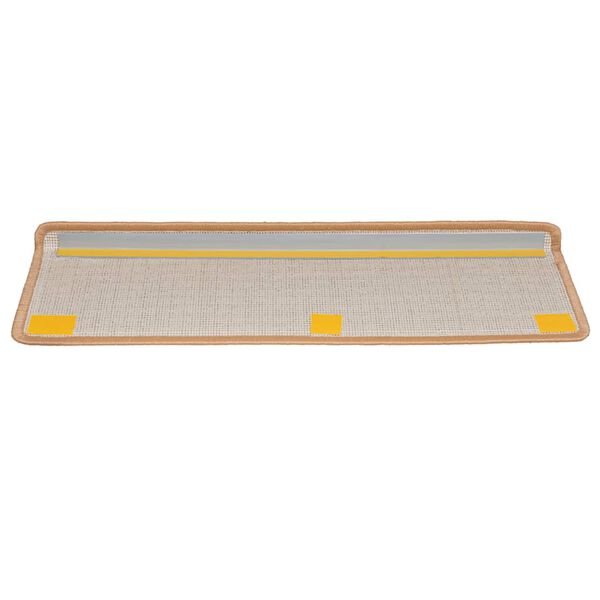 vidaXL Stufenmatten 20 Stk. 65x21x4 cm Beige Rechteckiger Rand