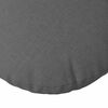 vidaXL Sitzkissen 2 pcs Dunkelgrau &Oslash;80 x 29 cm Stoff