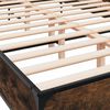 vidaXL Bettgestell R&auml;uchereiche 150x200 cm Holzwerkstoff und Metall