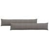 vidaXL Sofakissen 2 St&uuml;ck Hellgrau 200 x 40 cm Cordstoff