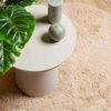 vidaXL Teppich Shaggy Hochflor NAVARRA Beige 200x200 cm Polyester