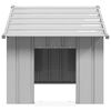 vidaXL Hundeh&uuml;tte mit Dach 83x130x85 cm Verzinkter Stahl