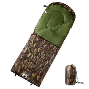 vidaXL Schlafsack f&uuml;r Erwachsene Camping 3-4 Jahreszeiten