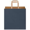 vidaXL Papiertragetaschen 50 Stk. mit Henkeln Blau 26x17x25 cm