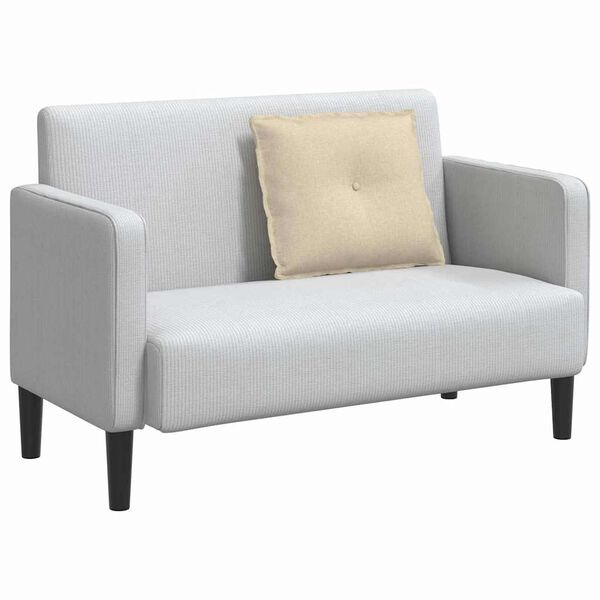 vidaXL R&uuml;ckenkissen Creme 60 x 19 x 50 cm Stoff