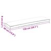 vidaXL Kissen Taupe 150 x 40 x 8 cm Oxford-Stoff