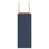 vidaXL Papiertragetaschen 250 Stk. mit Henkeln Blau 15x8x21 cm