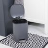 HI Treteimer Metall 5 L Anthrazit