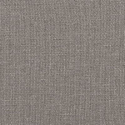 vidaXL Bettgestell Taupe 90x190 cm Stoff