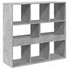 vidaXL B&uuml;cherregal/Raumteiler Betongrau 100x33x94,5 cm