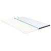 vidaXL Boxspringbett Dunkelgrau Stoff 140x200 cm