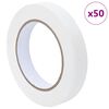 vidaXL Malerklebeb&auml;nder 50 pcs Wei&szlig; 19mm x 50m Papier