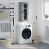 vidaXL Wandschrank Betongrau 34,5x34x90 cm