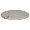 vidaXL Tischplatte Grau &Oslash;50x2,5 cm Marmor