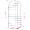 vidaXL Teichzaun Set 8 pcs Gr&uuml;n 50 x 80 cm Stahl