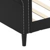vidaXL Tagesbett Schwarz 90x200 cm Kunstleder
