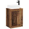 vidaXL Badezimmerm&ouml;bel-Set Altholz Holzwerkstoff