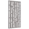vidaXL Garten-Wanddeko 105x55 cm Cortenstahl Bambus-Design